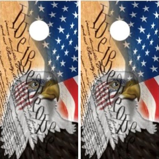 American Flag Constitution Eagle