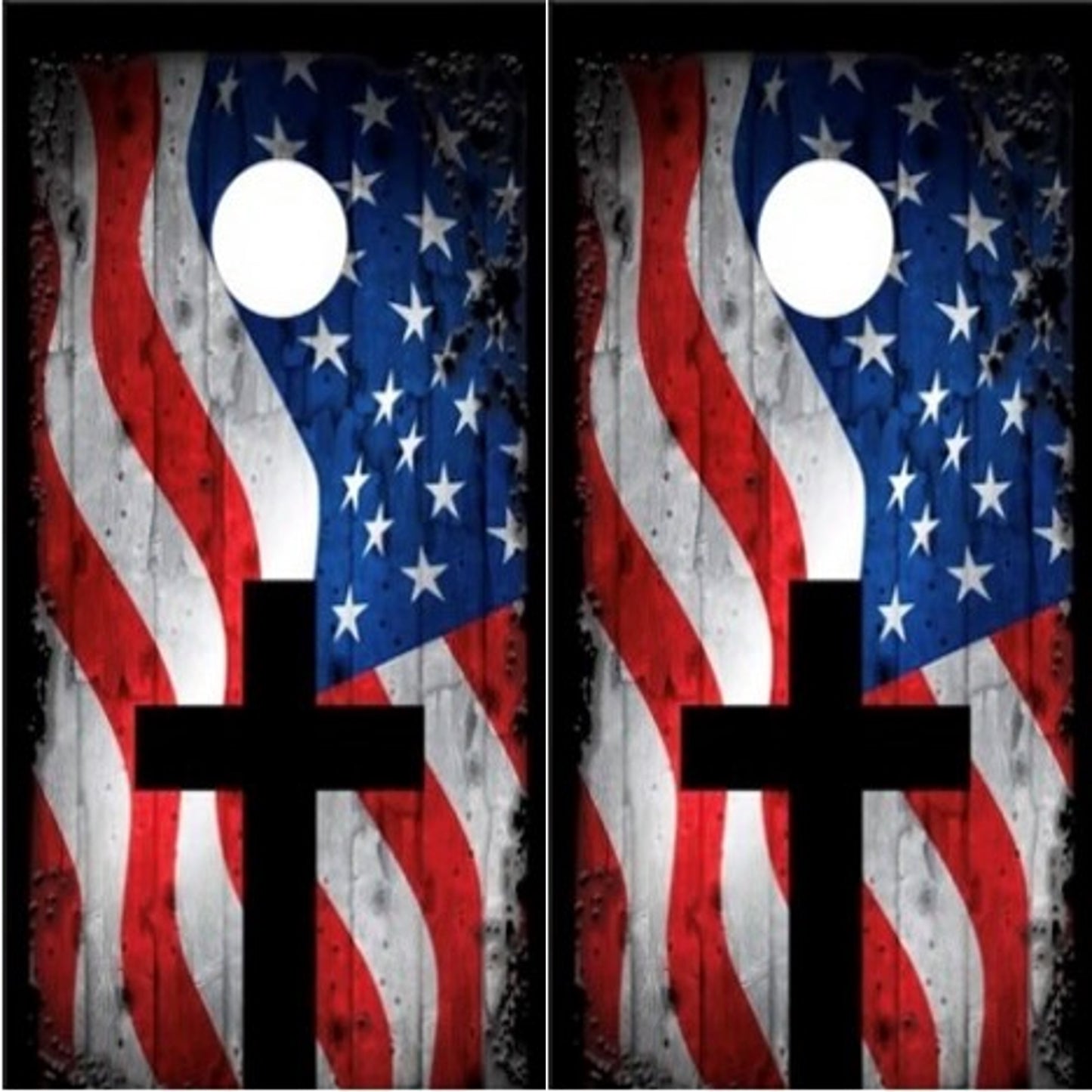 American Flag Cross