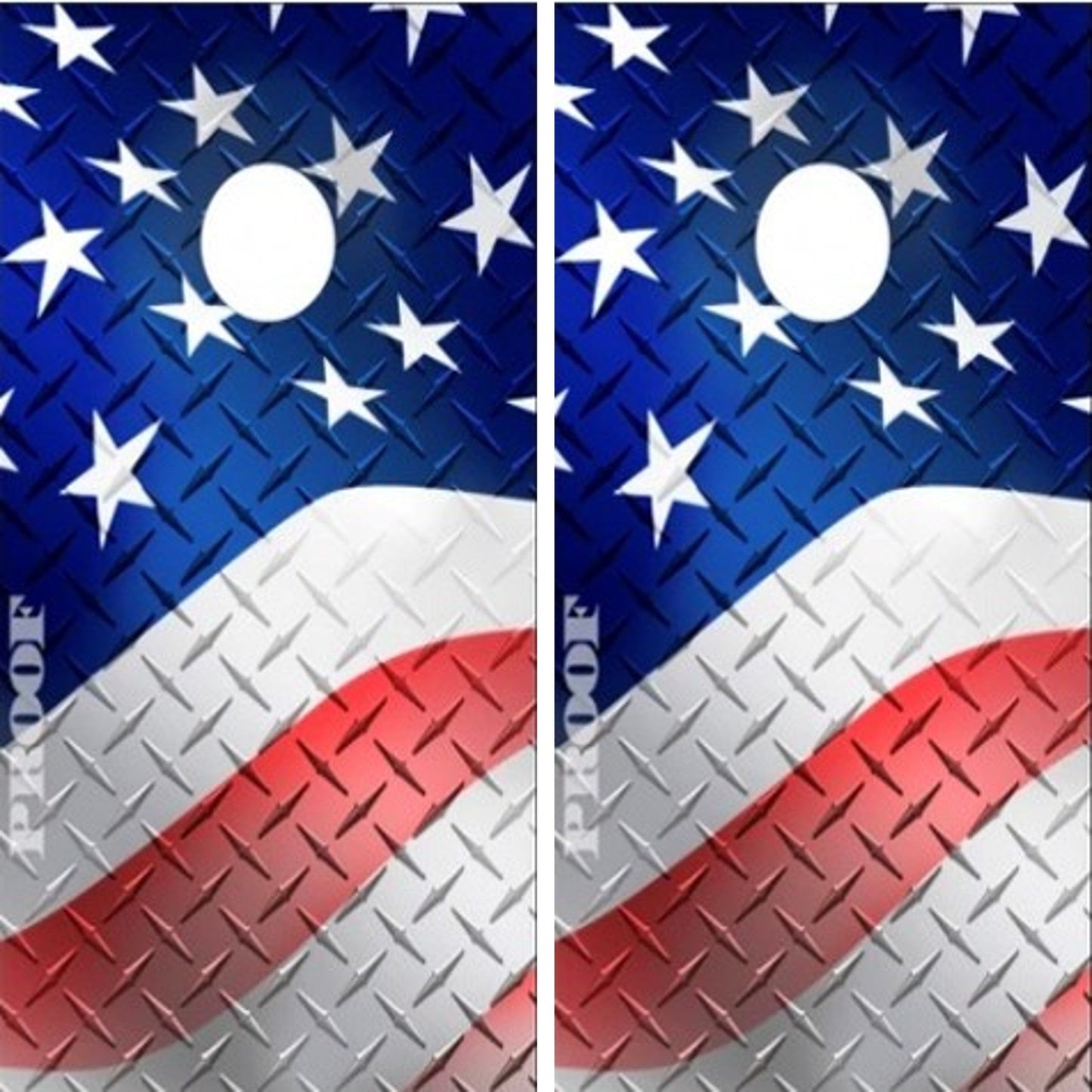 American Flag Diamond Plate