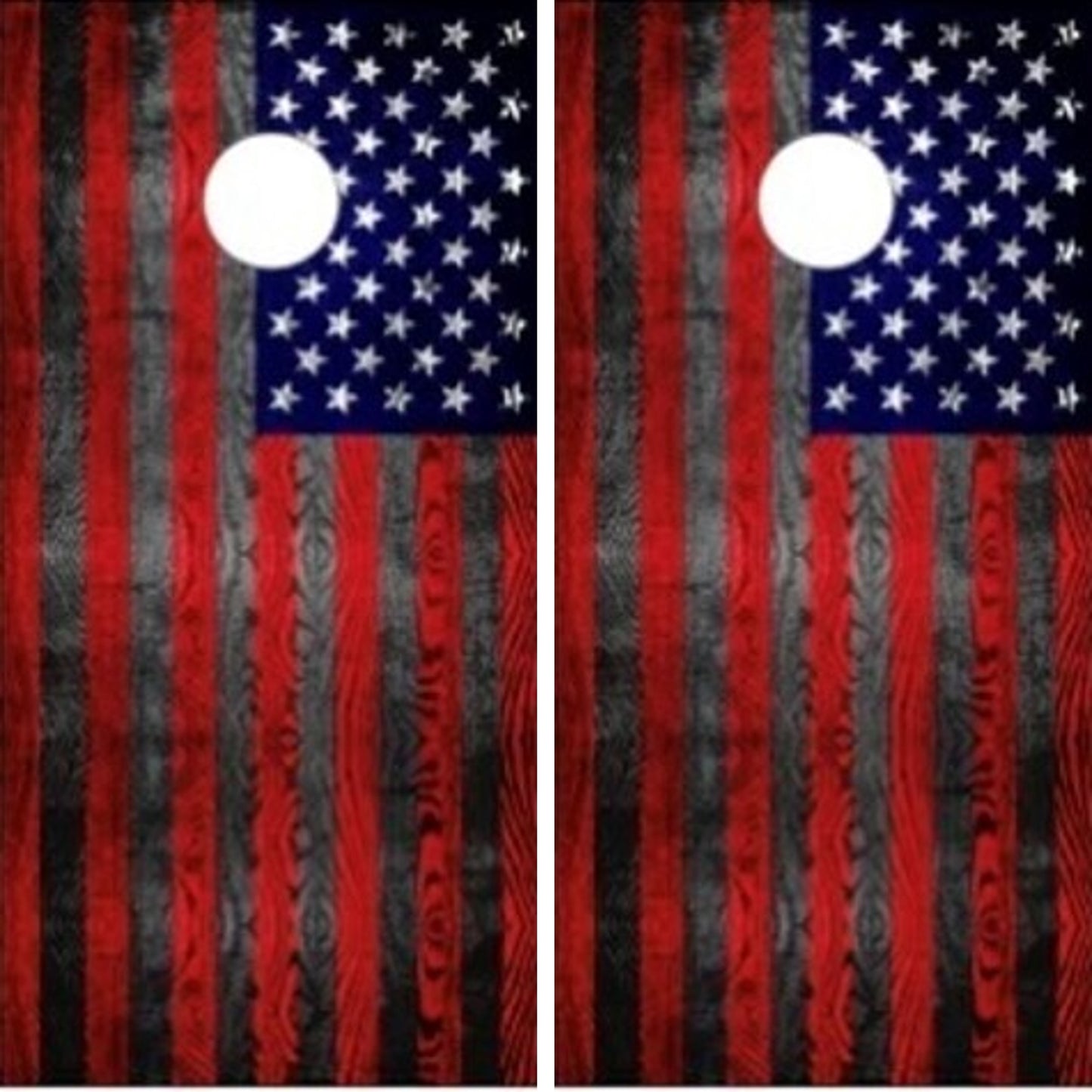 American Flag Grunge Wood