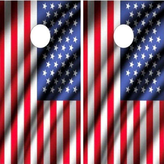 American Flag Ripples