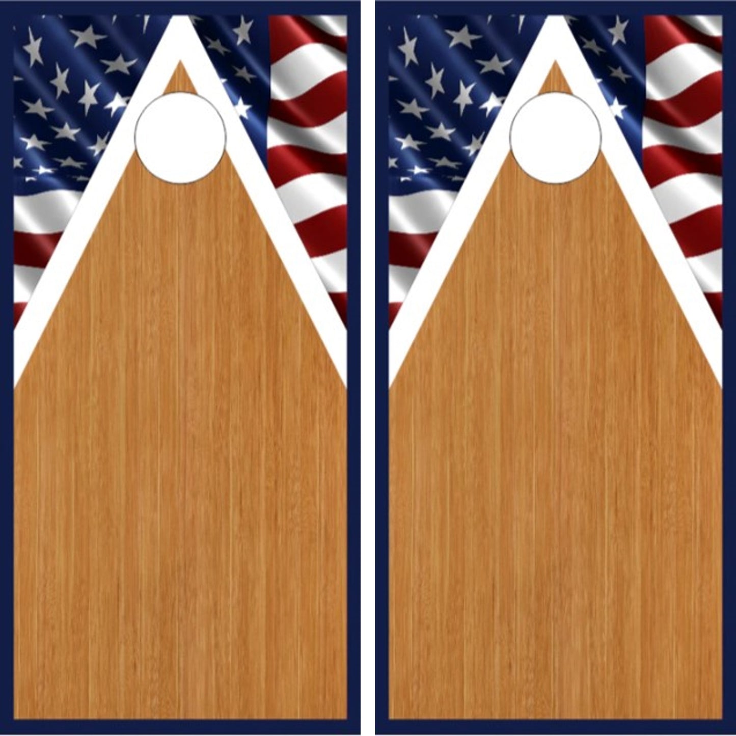 American Flag Wood