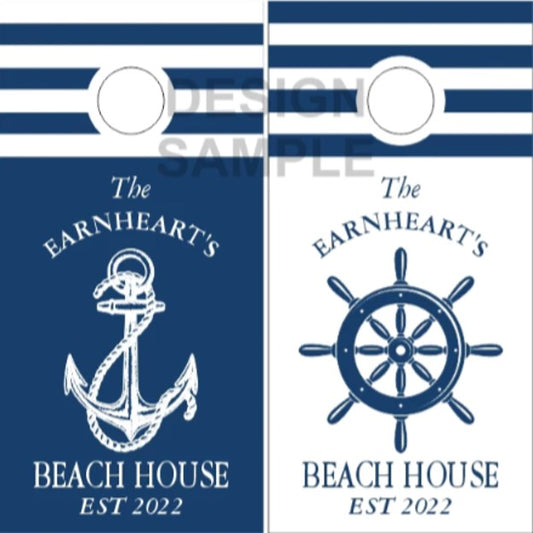 Anchor Ship Wheel Family Beach House