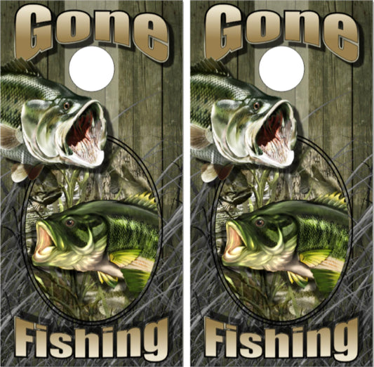 Bass Fish Gone Fishing Camo