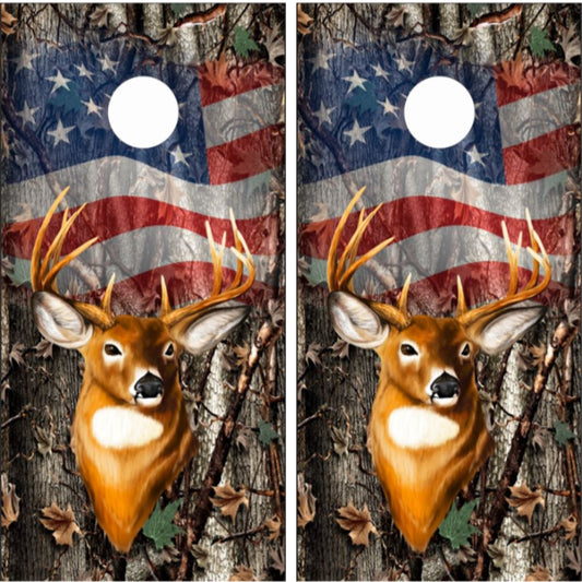 Buck American Flag Camo