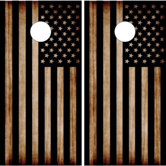 Burnt Wood Flag