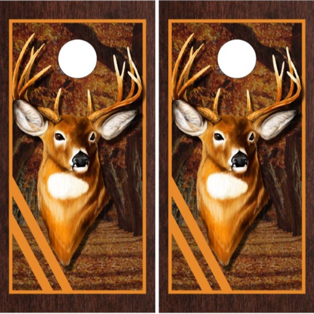 Deer Buck Hunter Wood