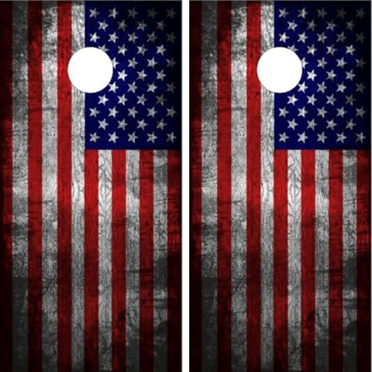 Distressed Grunge American Flag