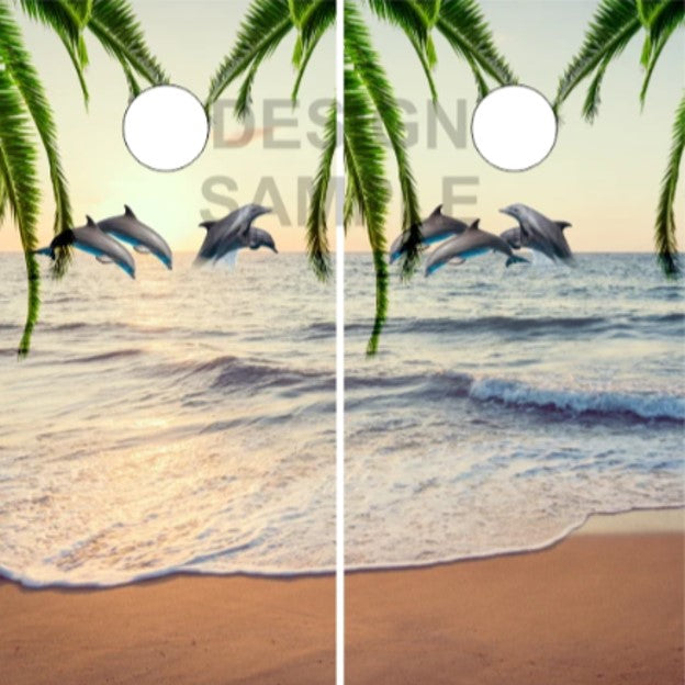 Dolphin Jumping Beach