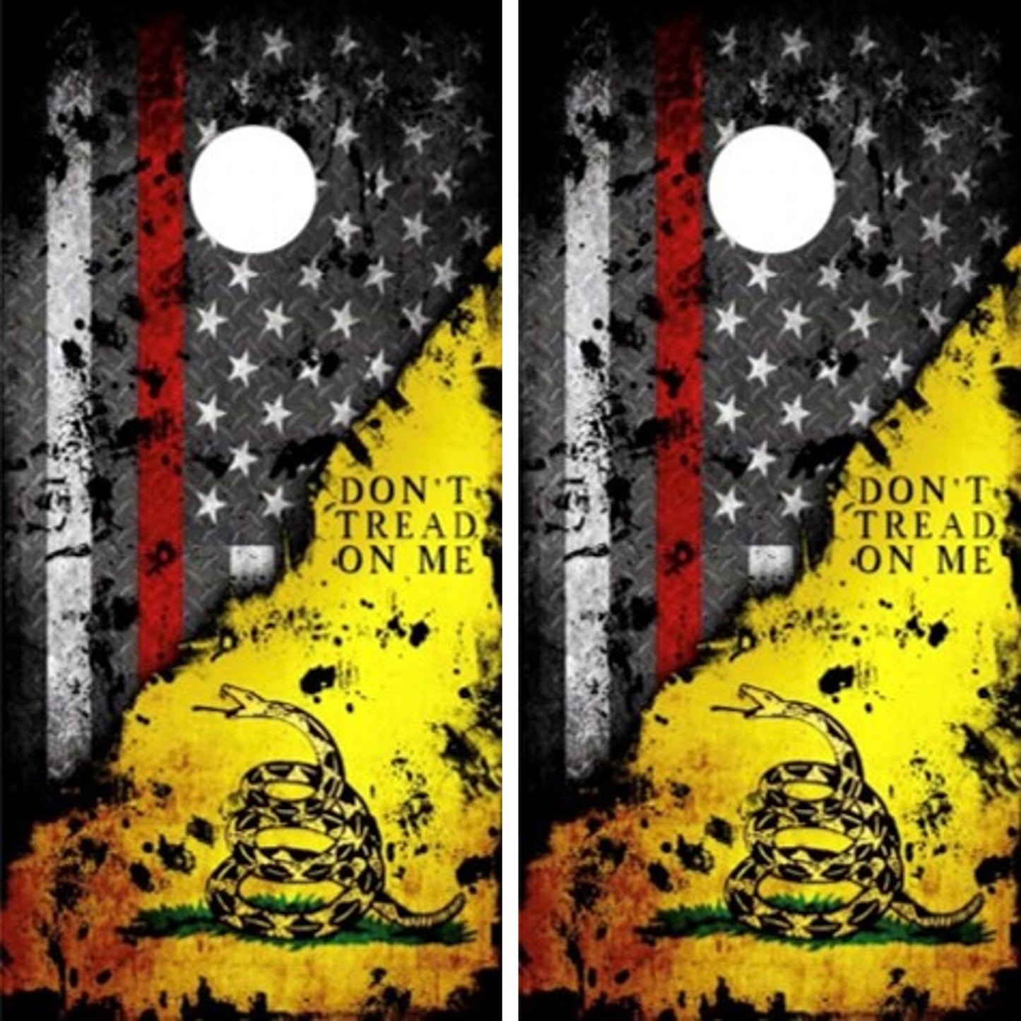 Don't Tread On Me Firefighter Flag