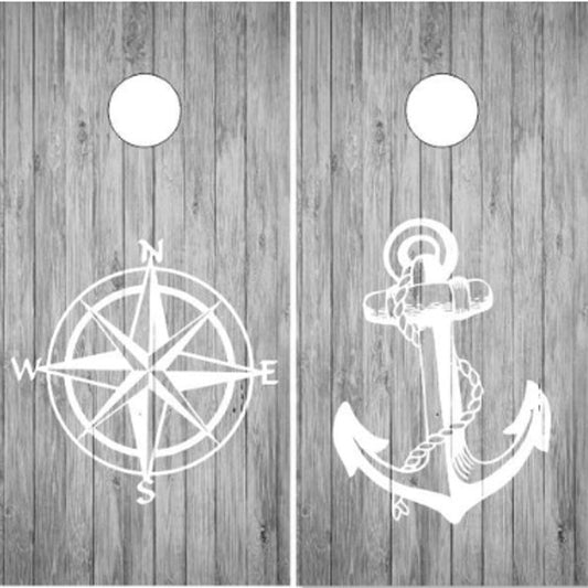 Nautical Anchor Compass