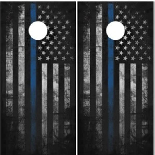 Police Thin Blue Line Flag