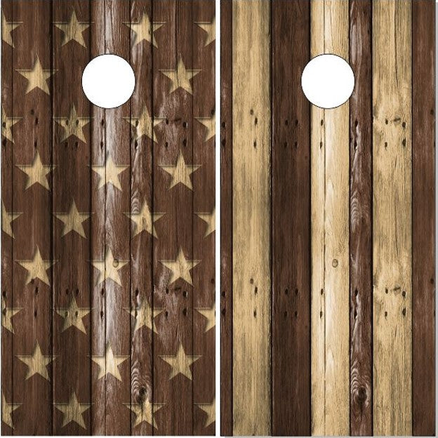 Stars and Bars Stained