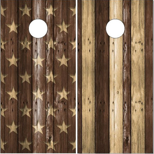 Stars and Bars Stained