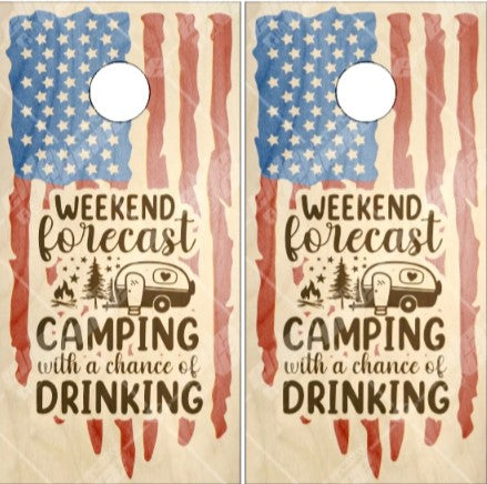 Weekend Forecast Camping Drinking