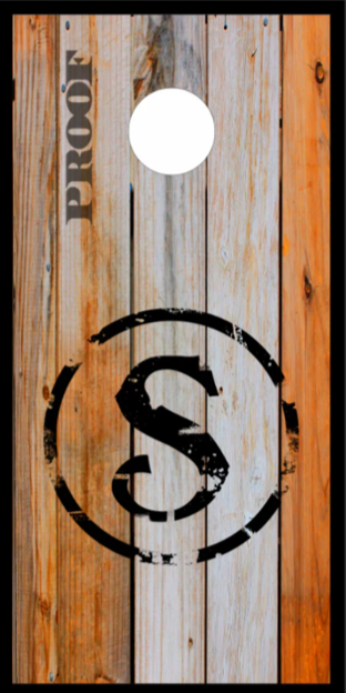 Wood Planks Letter